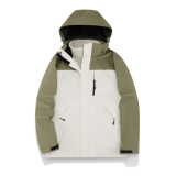 情侣款登山冲锋衣内胆三合一户外三防潮外套防风防水CF2411P155，男装夹克，星座1410（原1902A）