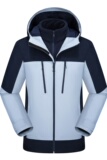 男士冲锋衣可拆卸秋冬季防风防水户外旅行登山服外套CF24775P220，男装夹克，星座1410（原1902A）