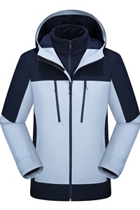男士冲锋衣可拆卸秋冬季防风防水户外旅行登山服外套CF24775P220图片