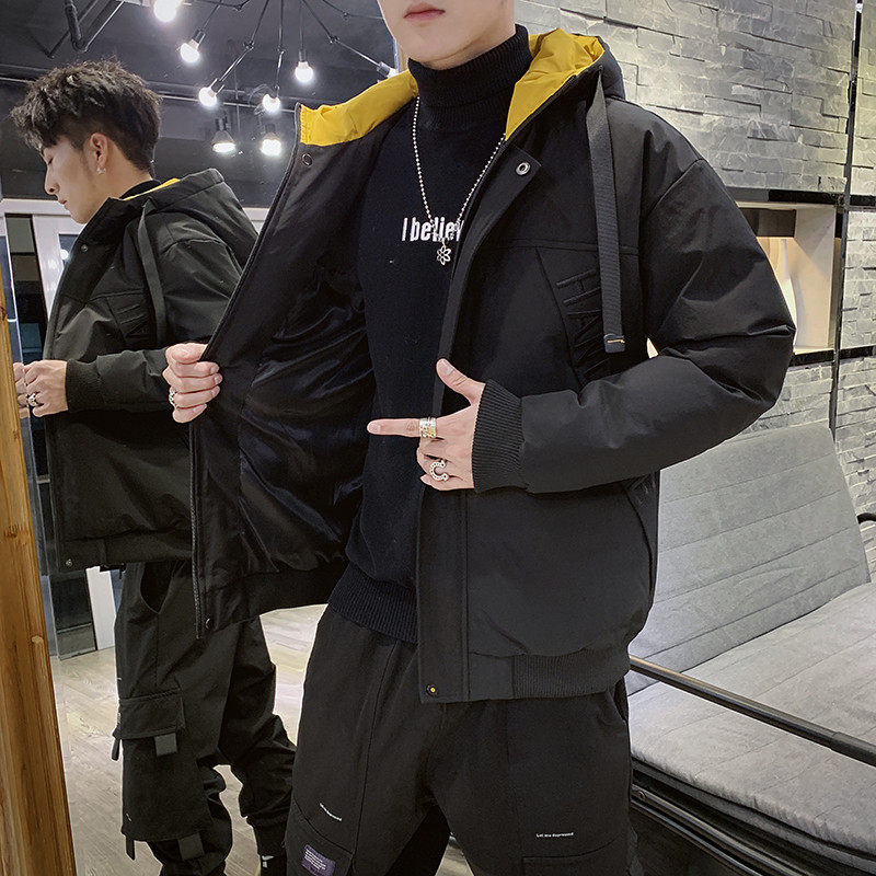 2021冬季新款男士外套男装羽绒棉衣韩版潮棉服BLLZ-89017-P95图片