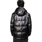 2021冬季新款亮面羽绒服短款保暖亮面户外加厚连帽潮男YR9808P80，男装羽绒服，星座1410（原1902A）