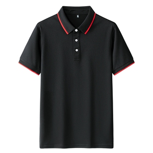 新款男士POLO衫春夏季纯色简约公版上衣商务短袖T恤衫 PL3381P25图片