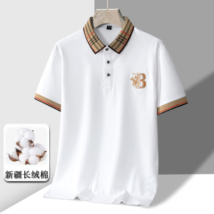 夏季新款男士纯棉短袖POLO衫 百搭休闲个性刺绣翻领T恤 PL315P30图片