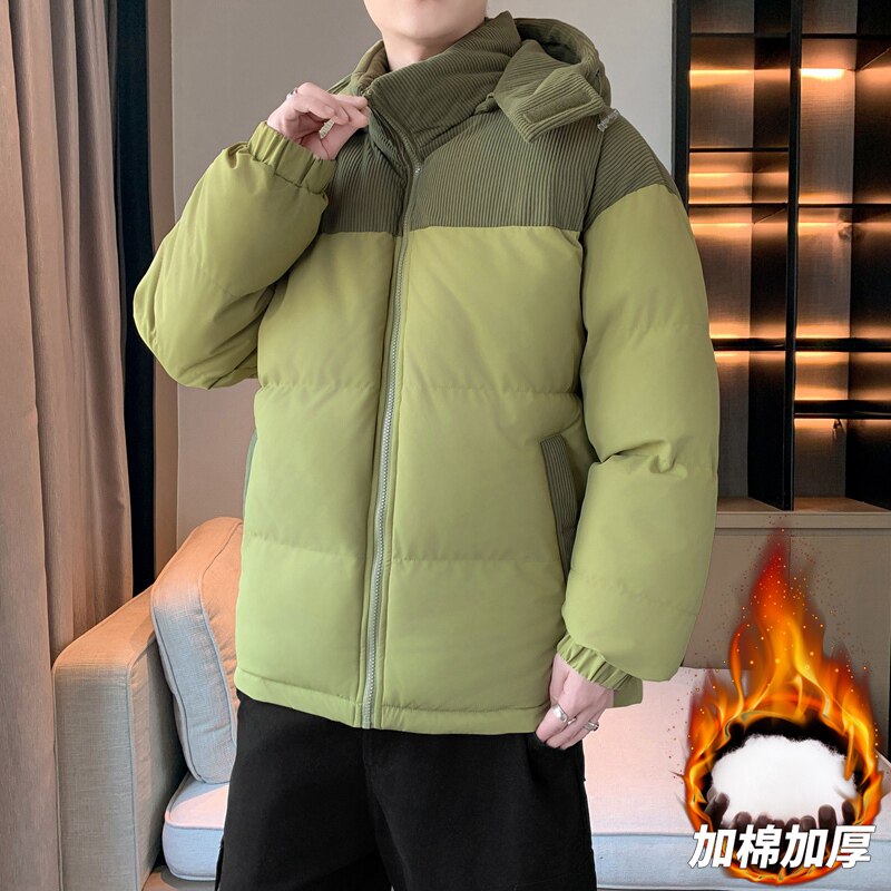 连帽棉服男女冬季防风加绒加厚棉衣情侣厚高品质棉袄外套MY810P75,男装棉衣,星座1410（原1902A）