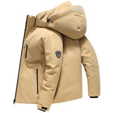 新款羽绒服男士工装连帽冬季羽绒外套潮流男YR9876P150，男装羽绒服，星座1902A（原星座1216）