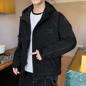 男士外套男春秋季加绒韩版宽松薄款夹克男装运动上衣夹克JK273P50,男装夹克,星座1410（原1902A）