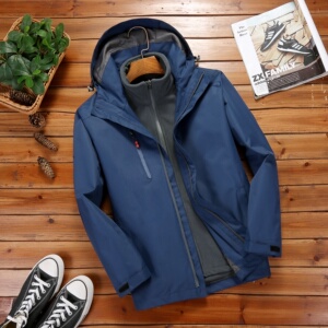 冲锋衣秋冬季三合一防水防风男女同款户外登山露营服CF1921P120