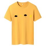 夏季男士短袖t恤潮流潮牌宽松纯棉衣服2021新DT4684-天气-P15，男装T恤，星座1410（原1902A）