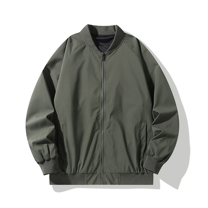 潮牌复古日系纯色棒球服外套男女春宽松情侣装百搭夹克JK667P35,男装夹克,星座1410（原1902A）