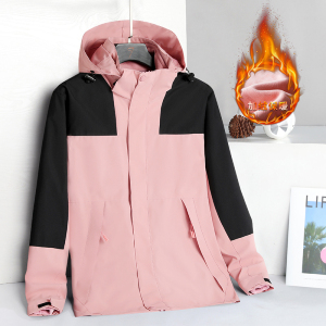秋冬男女夹克户外三合一情侣冲锋衣可拆卸两件套登山服CF2308P100图片