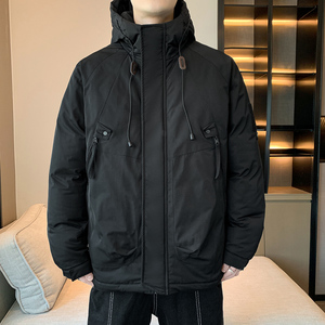 秋冬男女同款面包服棉袄中性情侣户外棉衣连帽羽绒棉服MY785P80