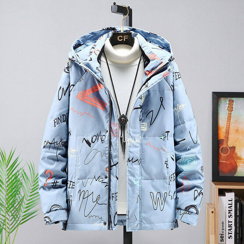 2021冬季爆款时尚情侣款连帽羽绒服休闲保暖羽绒服YR9862P130,男装羽绒服,星座1410（原1902A）