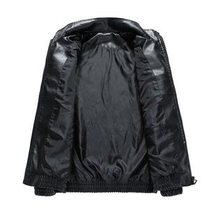 春秋机车服赛车服PU皮外套男美式潮牌机车款皮衣夹克男 PY2389P75图片