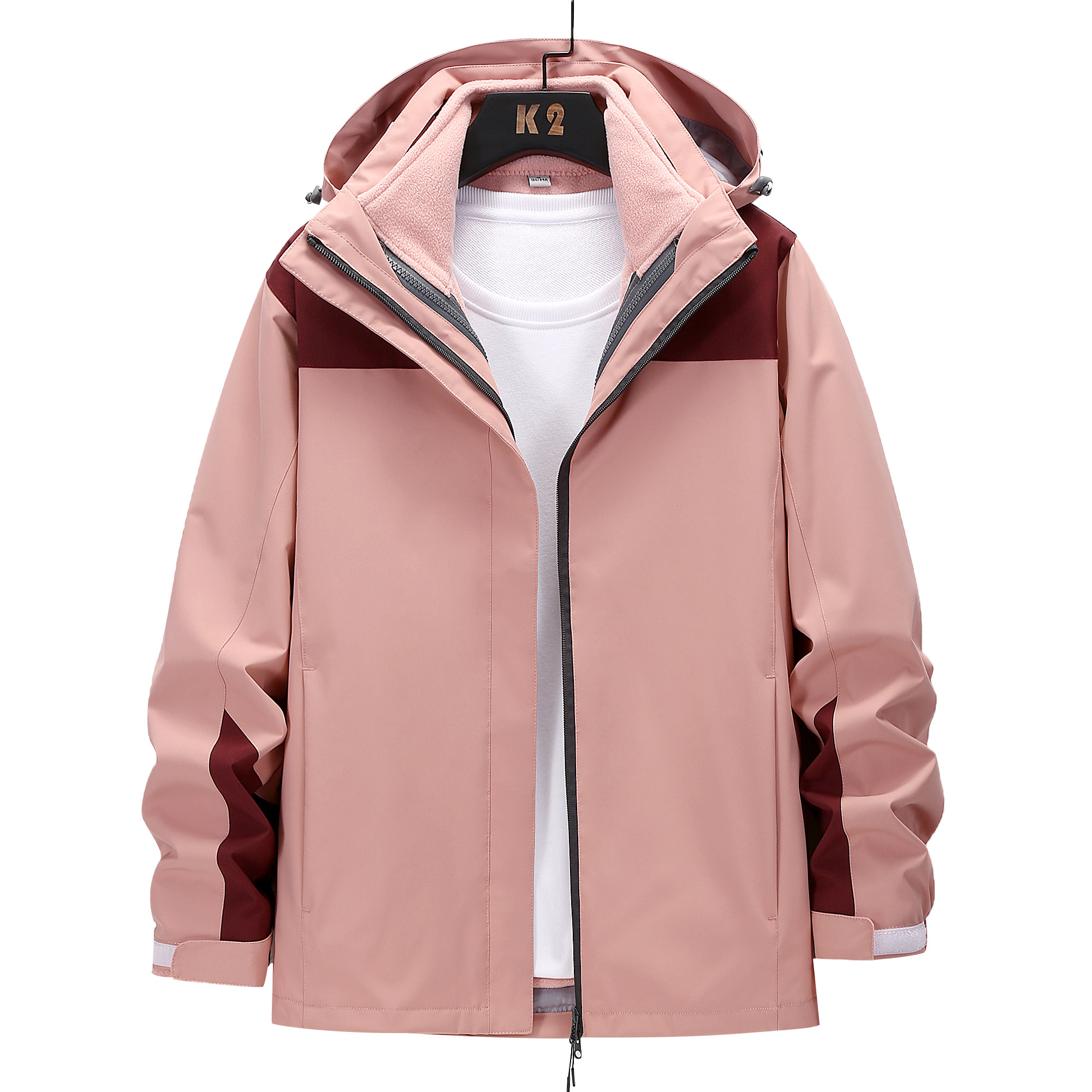 户外运动百搭潮流冲锋衣情侣新款三合一登山露营外套CF2088-2P120,男装夹克,星座1410（原1902A）