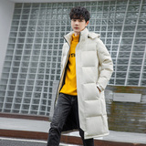 2021冬季情侣新款羽绒服明星同款艺校校服中长款过膝外套，男装羽绒服，星座1410（原1902A）