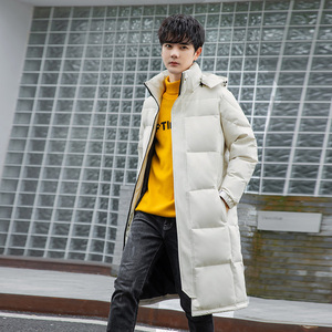 2021冬季情侣新款羽绒服明星同款艺校校服中长款过膝外套,男装羽绒服,星座1410（原1902A）