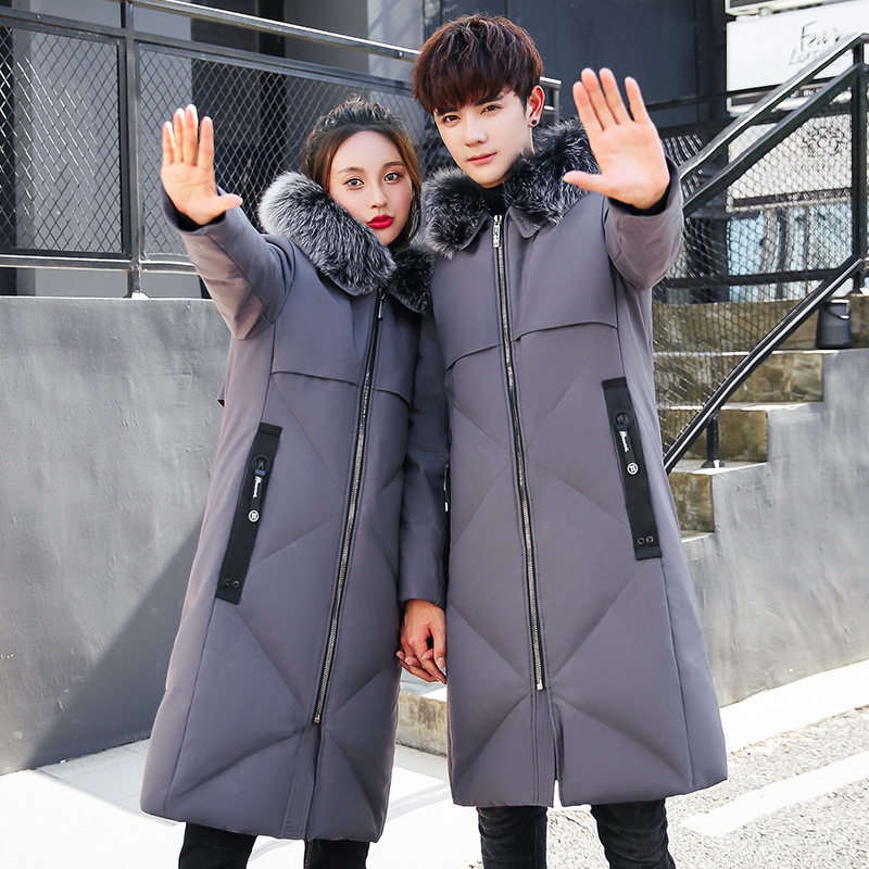 2026新款羽绒服男中长款真毛领白鸭绒过膝加长款主推YR901-P70，男装羽绒服，星座1410（原1902A）