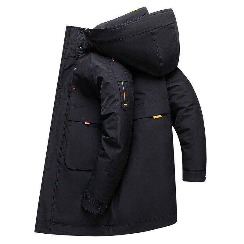 2024冬季新款工服羽绒服男中长款加厚潮流新款派克服YR8068P100,男装羽绒服,星座1410（原1902A）