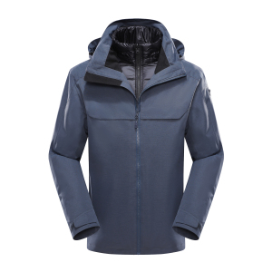 冲锋衣外套男女冬新款户外登山服情侣装潮牌羽绒冲锋衣CF1912P400图片
