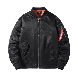 S-8XL冬季棉衣飞行服棒球领飞行员加棉夹克跨境潮男装 JK8808P68图片