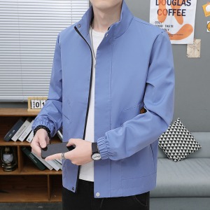 新款男春秋季休闲潮牌户外夹克冲锋衣上衣服春季男外套 JK2032P38图片