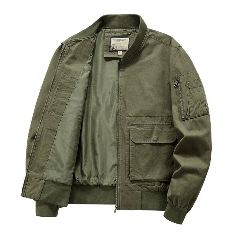 跨境外贸水洗棉夹克男士秋冬棒球服外套飞行服男JK2389P98,男装夹克,星座1410（原1902A）
