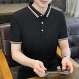男POLO衫春夏季潮流纯色简约公版上衣商务短袖T恤衫薄款PL3383P25，男装Polo衫，星座1410（原1902A）