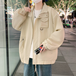 潮情侣男户外登山夹克日系休闲纯色女夹克防水防风外套 JK7902P65图片