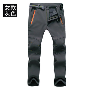 冲锋裤女新款防风防水工装伞兵裤徒步登山运动裤春秋款K605P70图片