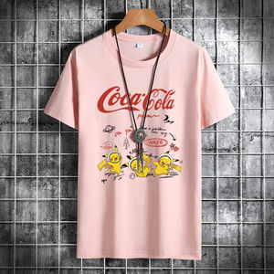 夏季男士短袖t恤潮流潮牌宽松纯棉衣服2021DT4419-nasa皮卡丘-P15图片