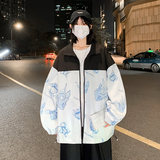 春秋新款拼接撞色卡通皮卡夹克男潮流港风百搭外套上衣JK2203P70，男装夹克，星座1410（原1902A）