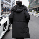 男士羽绒服中长款大衣冬季新款加厚保暖过膝长袄外套YR892-P220，男装羽绒服，星座1410（原1902A）