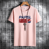 夏季男士短袖t恤潮流宽松纯棉衣服新款男装DT4835-百事PAPSL-P15，男装T恤，星座1410（原1902A）