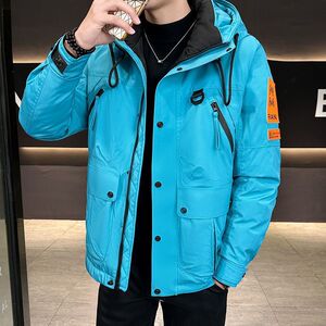 冬季新款羽绒服男时尚休闲连帽羽绒服高品质潮牌羽绒服YR8799P140图片