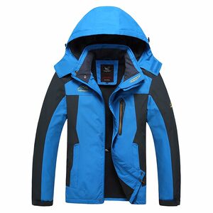 L-8X春秋加肥大码摇粒绒外套户外冲锋衣防水夹克登山服 CF8828P90图片