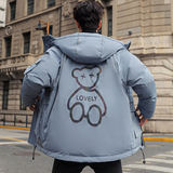 新款羽绒服男士工装连帽冬季羽绒外套潮流男YR9875P160，男装羽绒服，星座1902A（原星座1216）