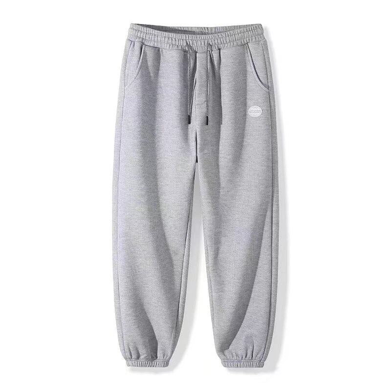 华夫格春秋季韩版潮流大码宽松裤男运动裤卫裤休闲K2207P25,男装休闲裤,星座1410（原1902A）