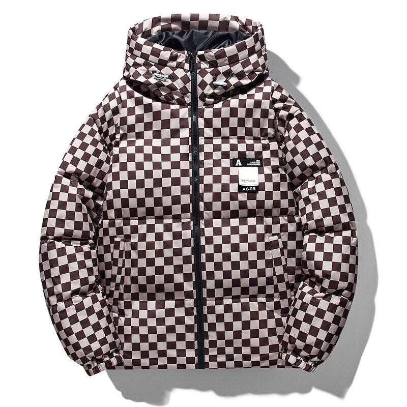 冬新品加厚连帽羽绒服男士短款青年白鸭绒保暖休闲大码YR9846P130，男装羽绒服，星座1902A（原星座1216）