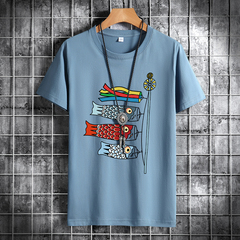Men's short sleeve T-shirt in summer