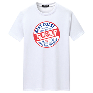 夏季短袖t恤潮流宽松CVC60%棉衣服新款男装DT3699-东海岸-P15图片