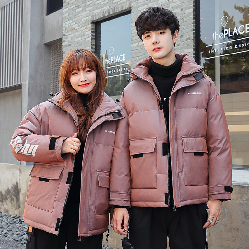 官网女装潮情侣款羽绒服女加厚2021年冬季新款工装YR2116-P120,男装羽绒服,星座1410（原1902A）