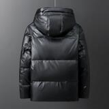 2021新款男士羽绒服短款冬装轻薄款潮牌白鸭绒亮面外套YR8805，男装羽绒服，星座1410（原1902A）