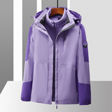 冲锋衣女外套春秋季户外三合一拆卸登山服防风防水夹克CF2299P105，男装夹克，星座1410（原1902A）