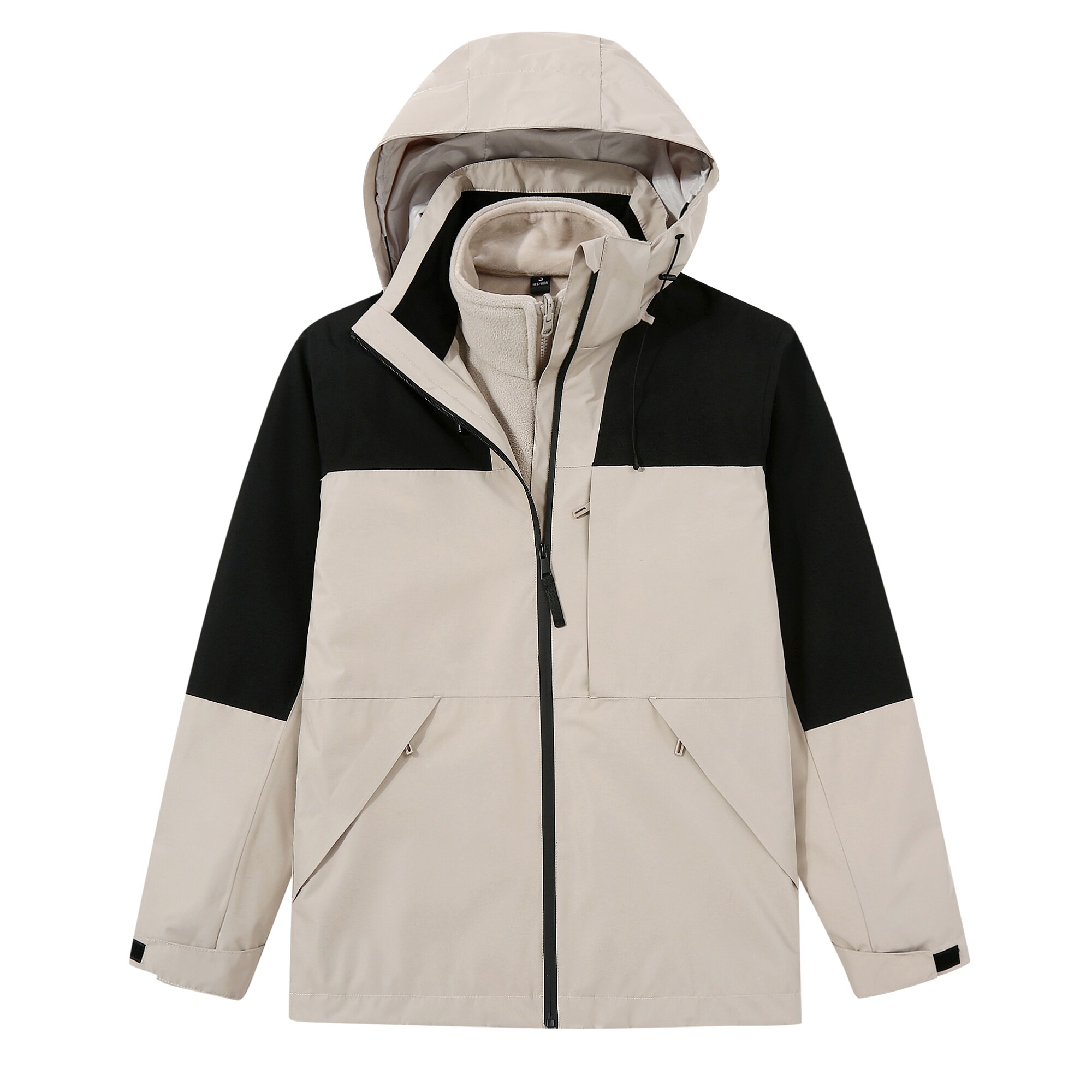 潮牌三合一冲锋衣男女款户外爬山防风防水登山百搭外套CF228P185,男装夹克,星座1410（原1902A）