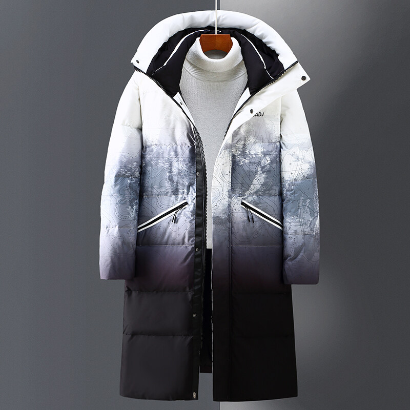 127冬季新款工服2689羽绒服男中长款加厚潮流新派克服YR9878P100,男装羽绒服,星座1410（原1902A）