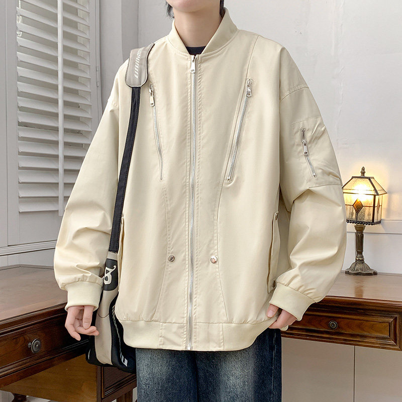 春秋上衣飞行夹克工装男潮痞帅外套美式防风学生棒球服JK8882P68,男装夹克,星座1410（原1902A）