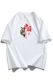 纯棉男士短袖t恤宽松落肩港风半袖情侣T男生体恤加大码DT2007P18，男装T恤，星座1410（原1902A）