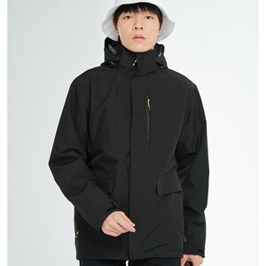 三合一纯色冲锋衣早秋冬新款户外露营徒步登山保暖上衣CF9807P155图片