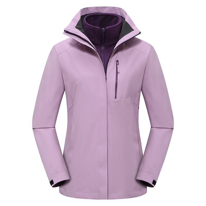 冲锋衣女户外三合一防风防水保暖外套运动休闲登山服CF1607P140,男装夹克,星座1410（原1902A）