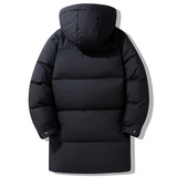 2024白鸭绒羽绒服男士宽松连帽中长款上衣潮牌时尚外套YR2313P220，男装羽绒服，星座1410（原1902A）